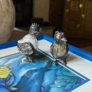 Silver Bird Salt and Pepper Shaker Set